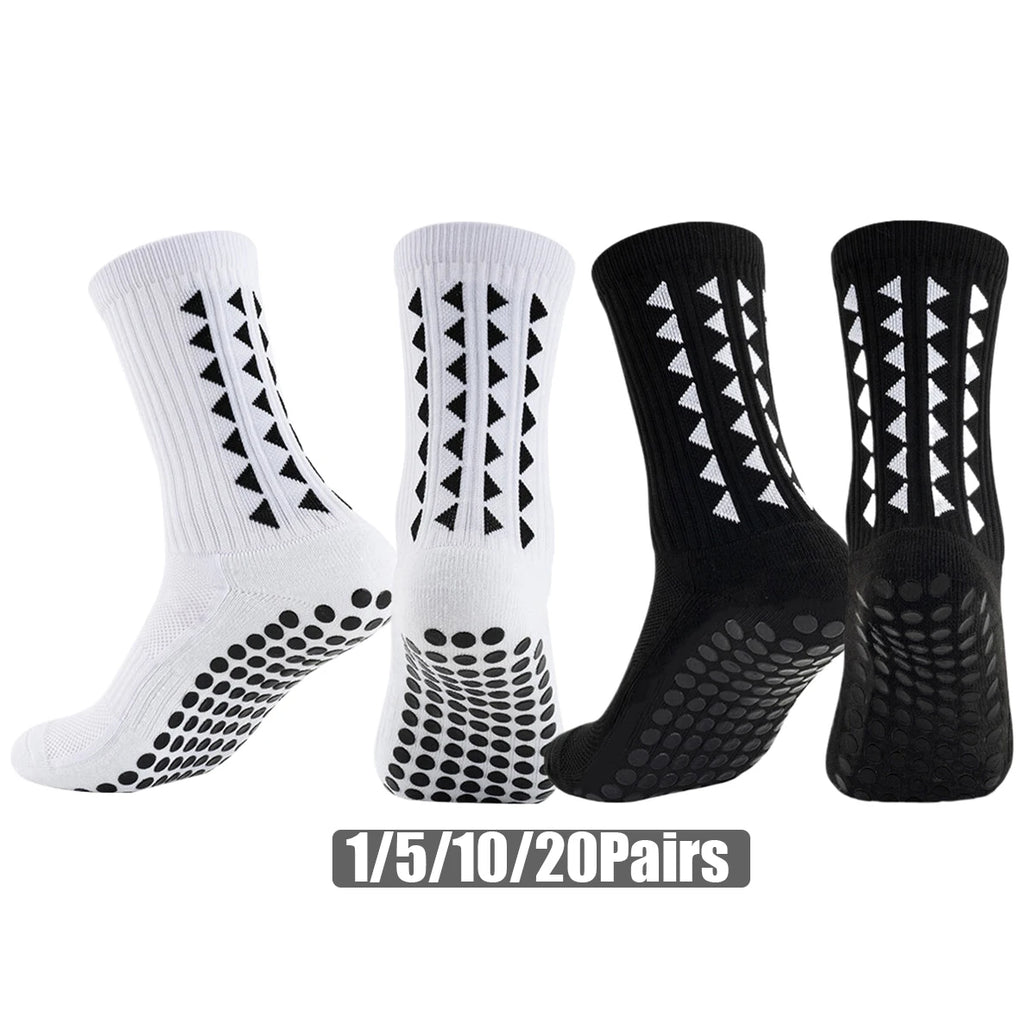 Calcetines deportivos antideslizantes para hombre y mujer, medias deportivas de fútbol, baloncesto, béisbol, Rugby, fútbol, ciclismo, correr, senderismo, monopatín, ejercicio