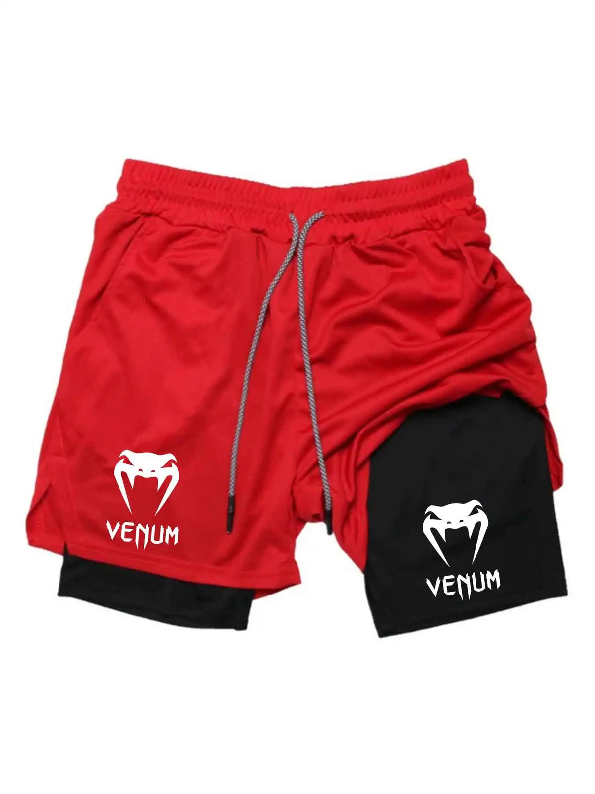 Pantalones Cortos Deportivos de Verano 2026, 2 en 1, para Gimnasio y Running, Ropa Deportiva Informal para Correr, Pantalones Cortos de Doble Capa para Fitness