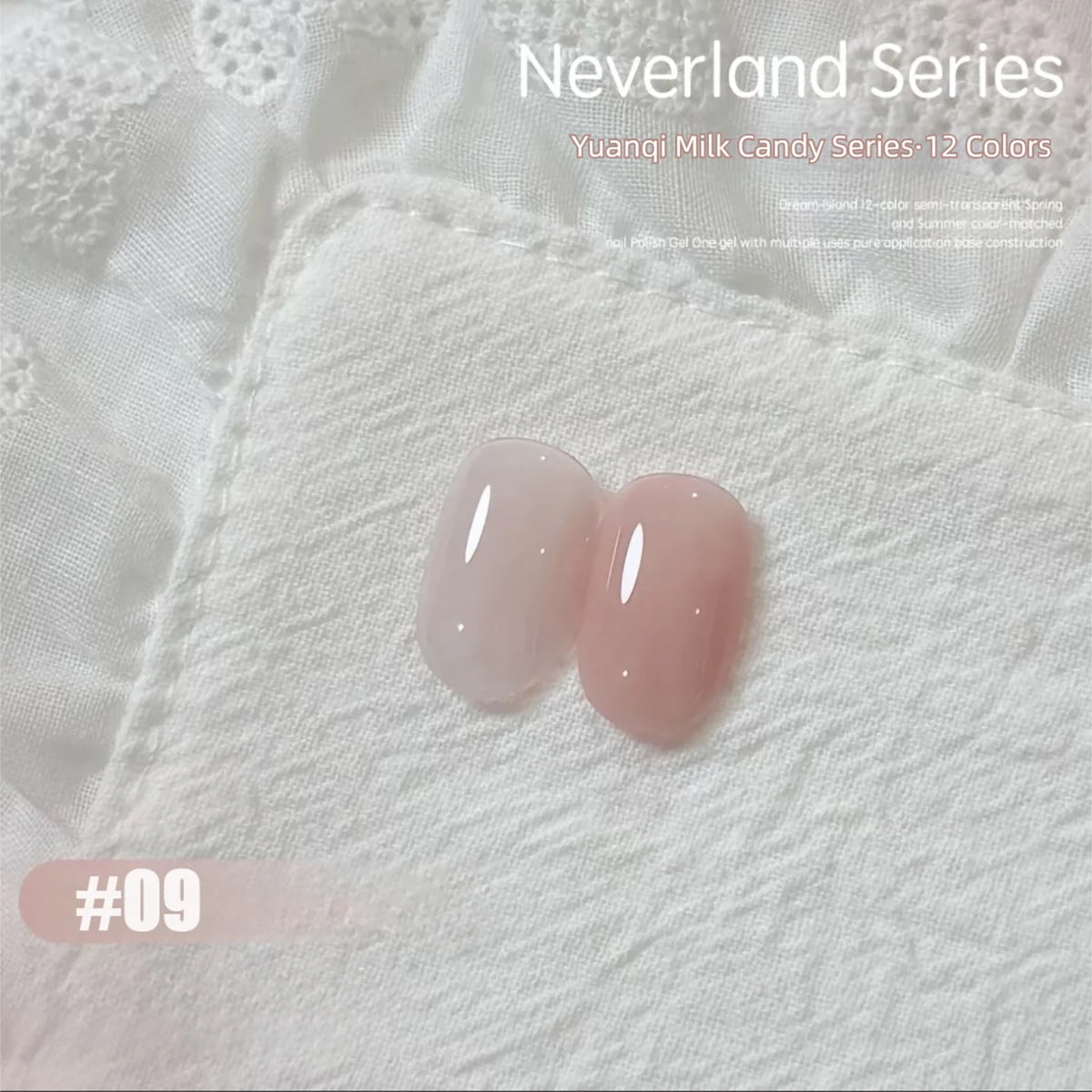 MAINEL 1-12 Uds. Esmalte de Uñas en Gel UV Brillante Nude de Moda, Cosméticos para Uñas, Puntas de Gel para Uñas, Barniz de Uñas