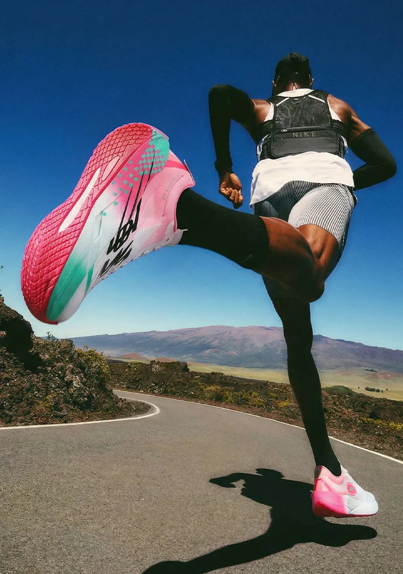 Zapatillas Running con Placa de Carbono – Ligeras y Transpirables