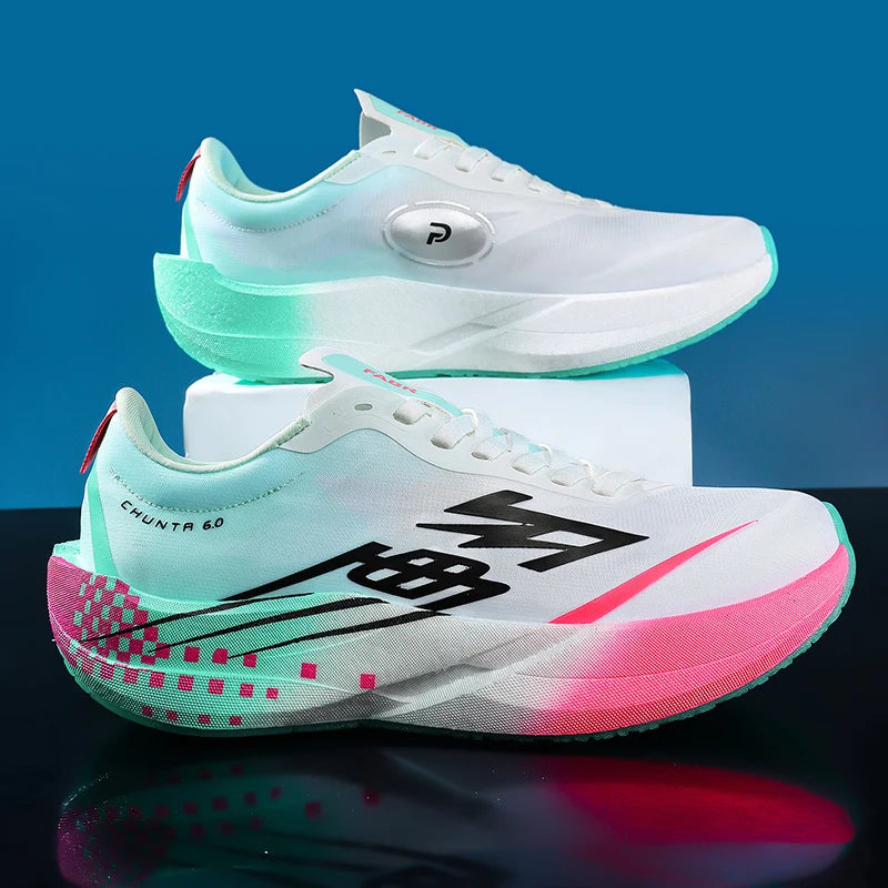 Zapatillas Running con Placa de Carbono – Ligeras y Transpirables