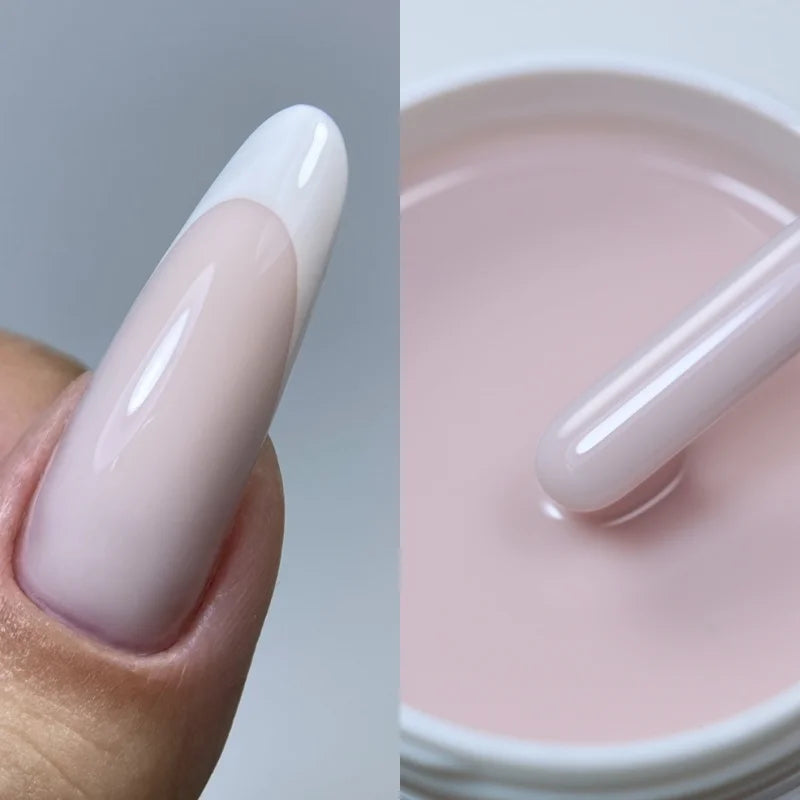 MSHARE-Gel acrílico líquido, Gel de uñas sin TPO para extensión de uñas, auto nivel, remojo, tarro de Gel UV LED