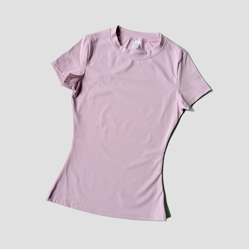 Camiseta Yoga Seamless Mujer – Manga Corta