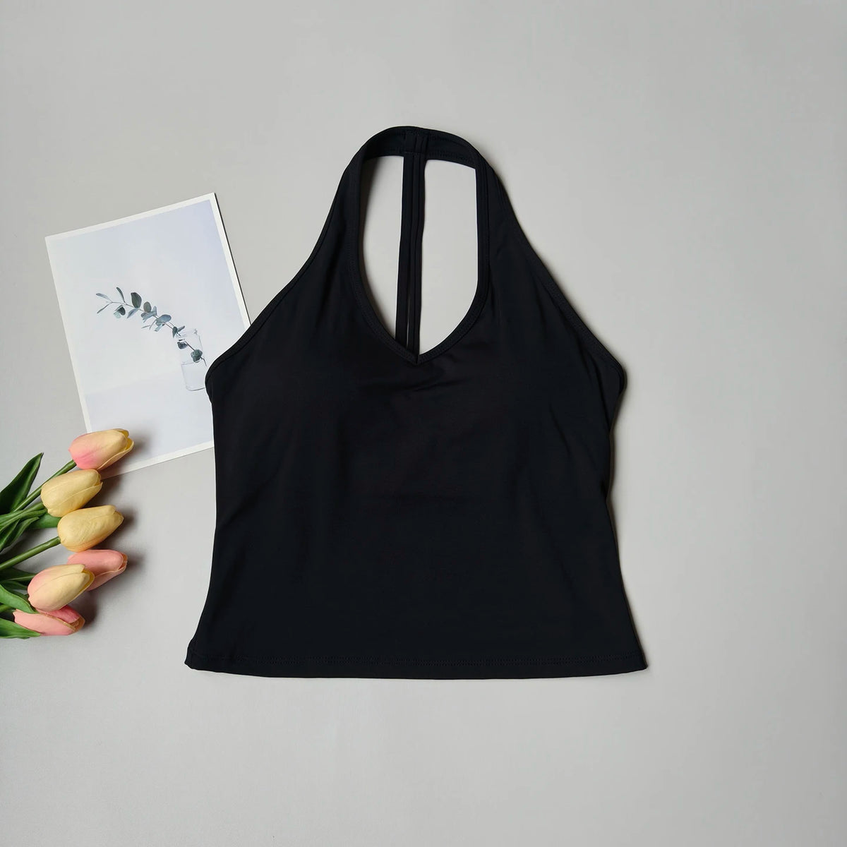 Sujetador Deportivo con Cuello en V | Yoga, Running y Fitness
