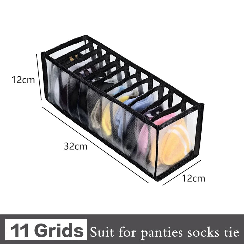 Organizador de ropa interior para sujetador deportivo, caja de almacenamiento para bragas y calcetines, organizador de ropa, armario, cajones, caja separadora