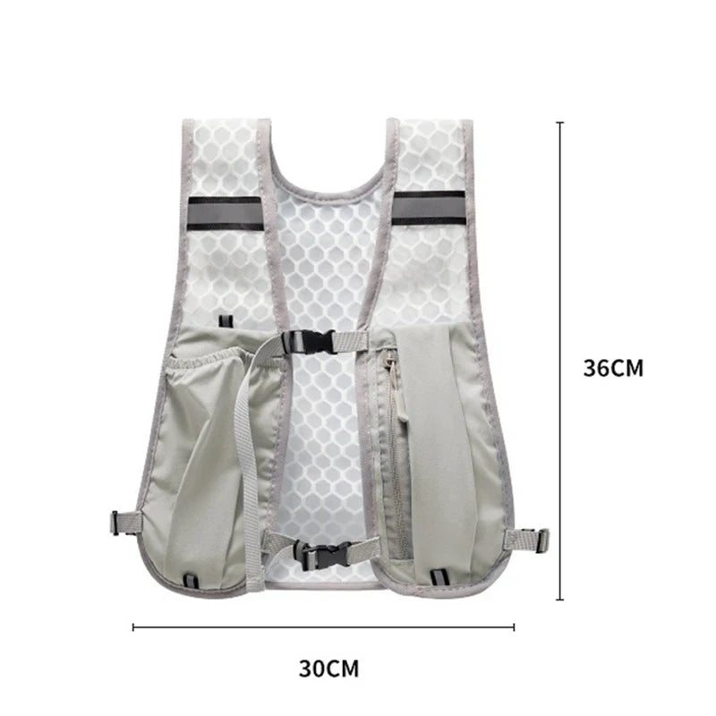 Chaleco de Running con Almacenamiento – Ligero y Reflectante