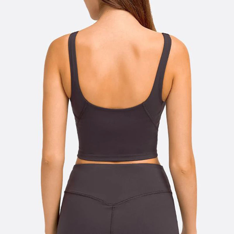 Sujetador deportivo de yoga, espalda en forma de U, deportes de alta calidad, fitness para correr, sujetador transpirable de secado rápido para mujer