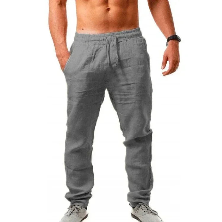 Pantalón Holgado Lino & Algodón – Deportivo Urbano
