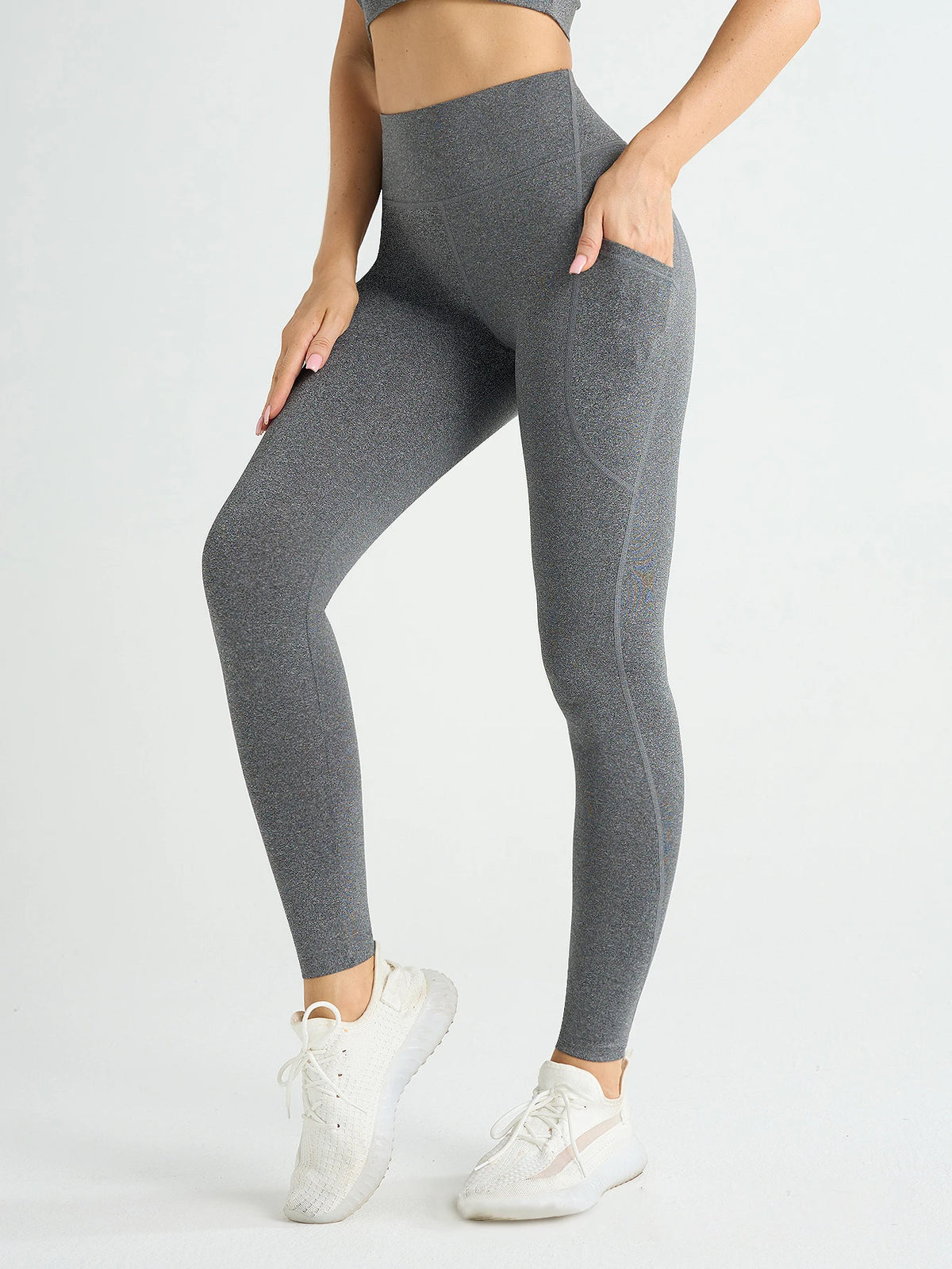 Leggings Deportivos de Cintura Alta | Bolsillos para Yoga y Fitness