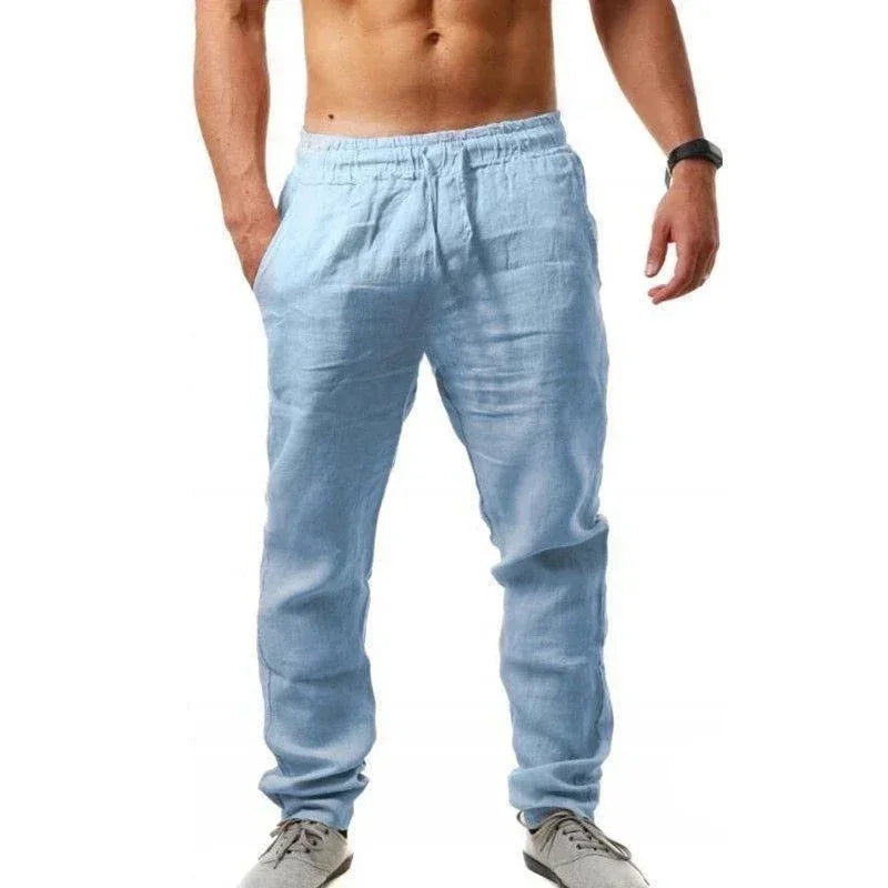 Pantalón Holgado Lino & Algodón – Deportivo Urbano