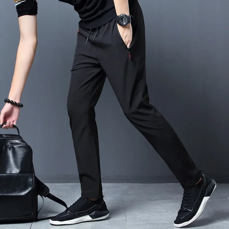 Pantalón Casual Ajustado – Cintura Elástica Hombre
