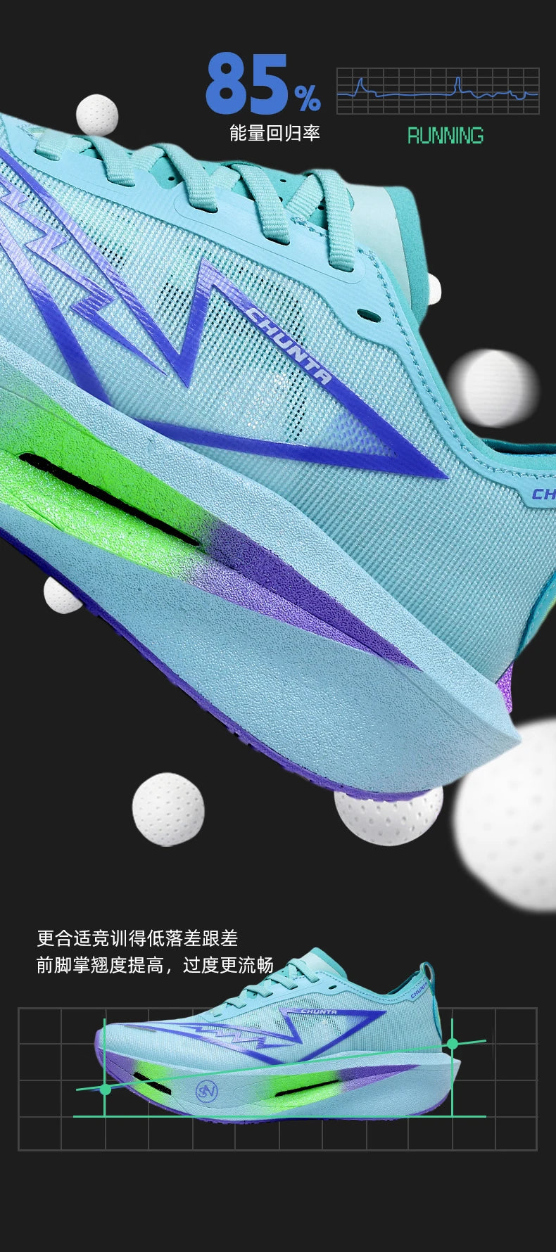 Zapatillas para Correr con Placa de Carbono, Especializadas para Maratón, Deportivas, Transpirables, Ligeras, Cómodas, Antideslizantes, para Hombre y Mujer