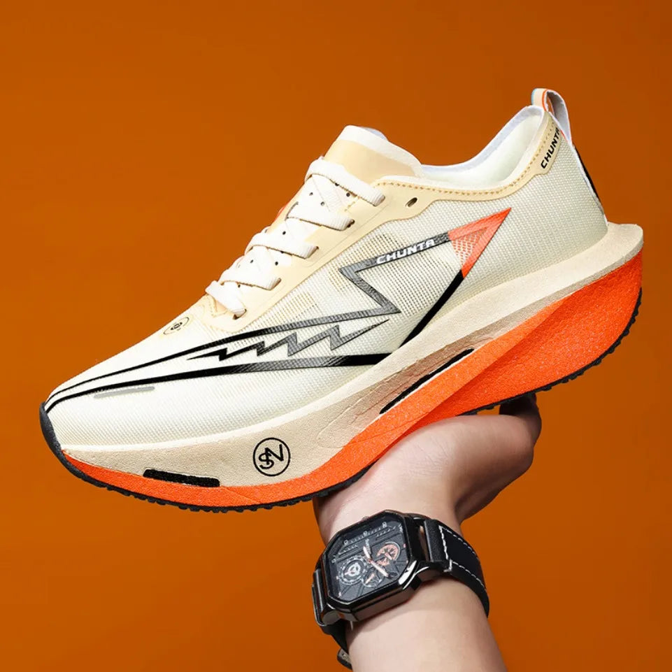 Zapatillas para correr especialidad tabla de carbono maratón hombres deportes transpirables ligeros mujeres cómodas zapatillas deportivas