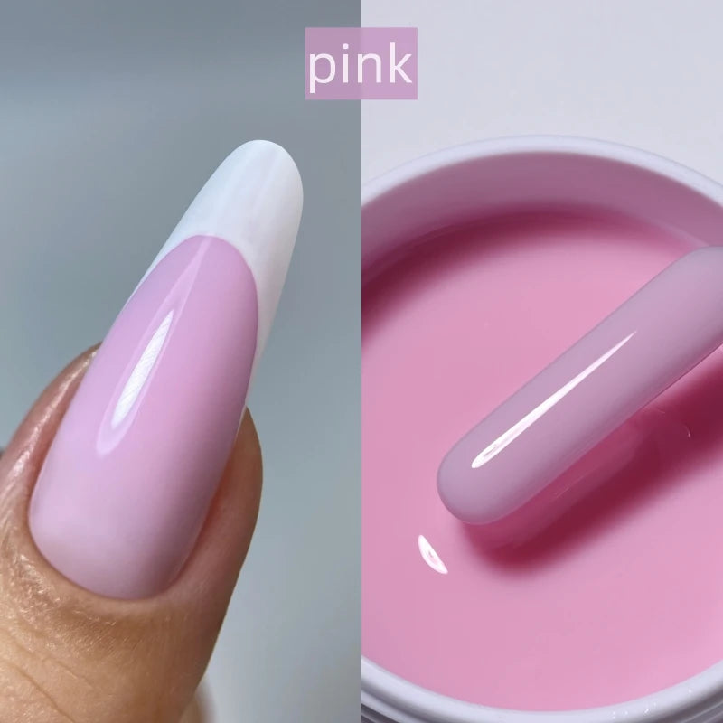 MSHARE-Gel acrílico líquido, Gel de uñas sin TPO para extensión de uñas, auto nivel, remojo, tarro de Gel UV LED