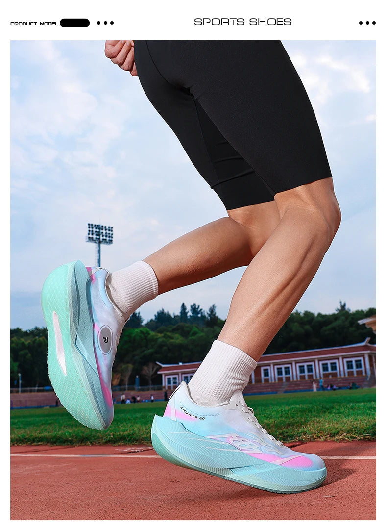 Zapatillas Running con Placa de Carbono – Ligeras y Transpirables