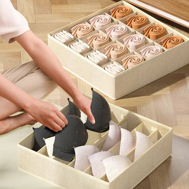 Organizador de ropa interior para sujetador deportivo, caja de almacenamiento para bragas y calcetines, organizador de ropa, armario, cajones, caja separadora