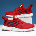 Zapatos Deportivos informales para hombre, zapatillas ligeras transpirables, antideslizantes, planas, para correr al aire libre, caminar, Tenis, calzado atlético para correr