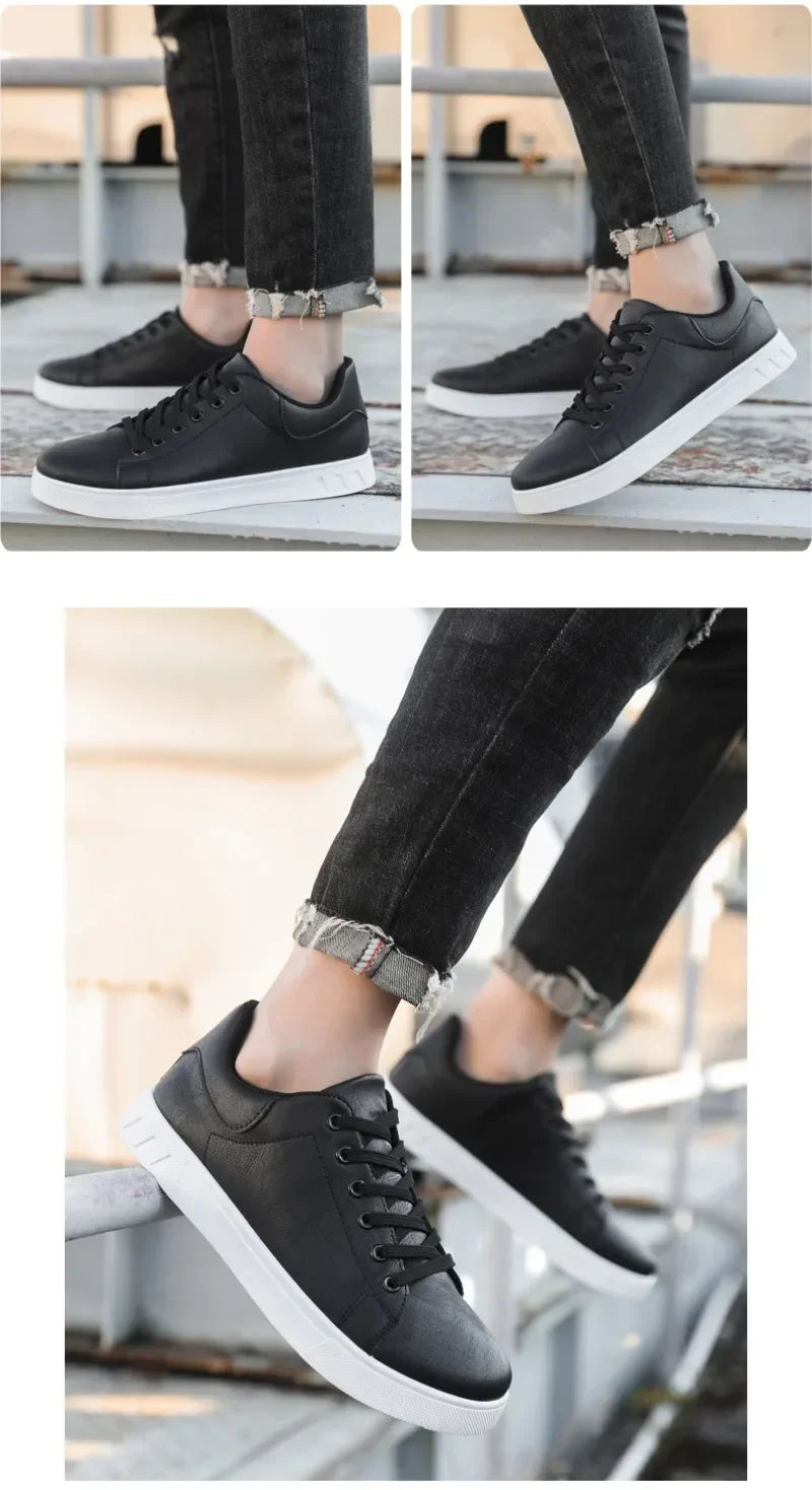 Zapatos informales Mocasines Zapatillas de deporte de cuero británico Zapatos planos Zapatos clásicos de cuero para hombres Primavera Verano Nuevos mocasines de diseñador de moda