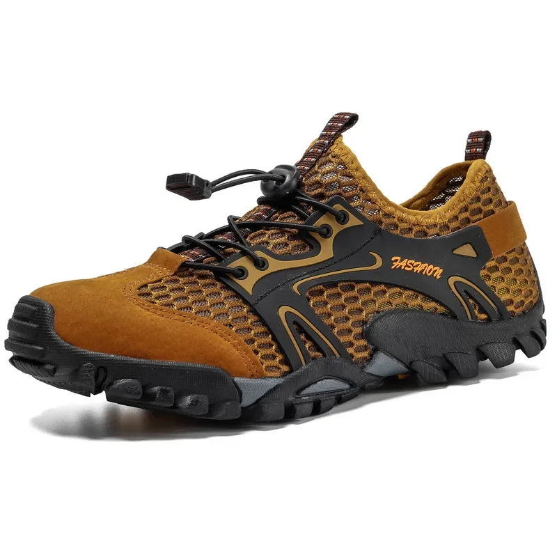 Zapatos resistentes al desgaste para Hombre, zapatillas de senderismo, Jogging, Trekking, rápido, al aire libre, Invierno, antideslizantes