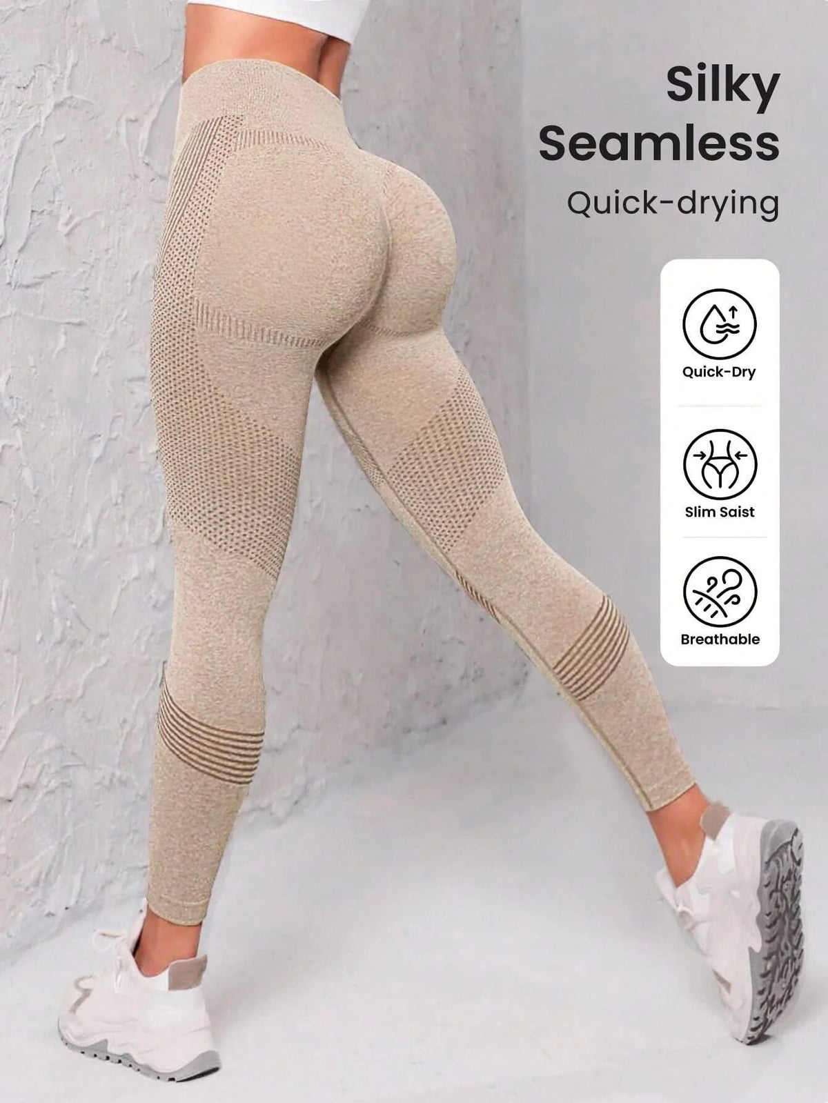 Leggings Deportivos de Cintura Alta | Sin Costuras