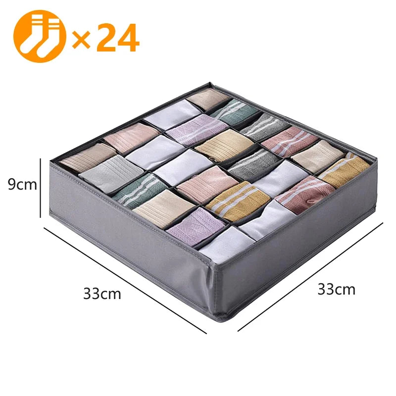 Organizador de ropa interior para sujetador deportivo, caja de almacenamiento para bragas y calcetines, organizador de ropa, armario, cajones, caja separadora
