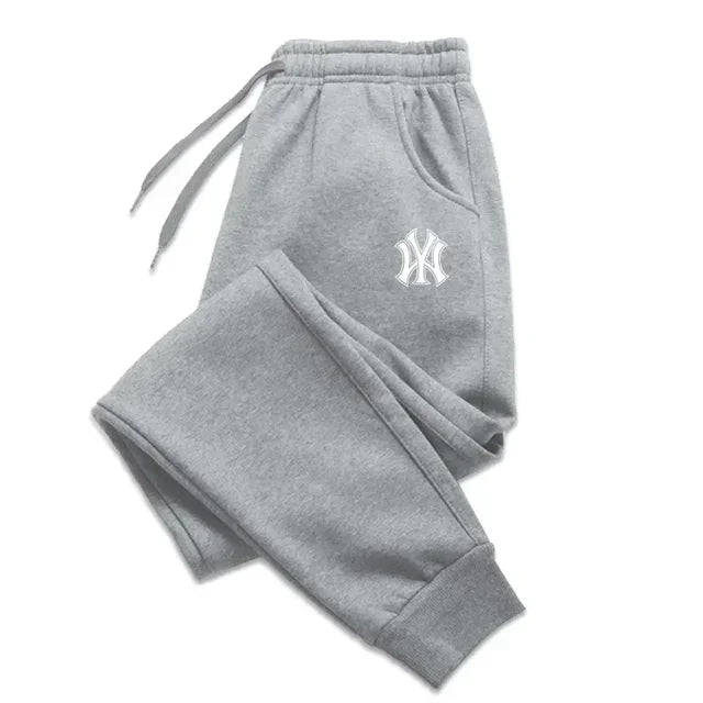 Pantalones de chándal para correr para hombre, ropa deportiva transpirable, informal, de algodón, para Otoño e Invierno