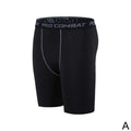 Mallas deportivas para hombre, medias de compresión elásticas para Fitness, secado rápido, pantalones cortos elásticos de entrenamiento para correr