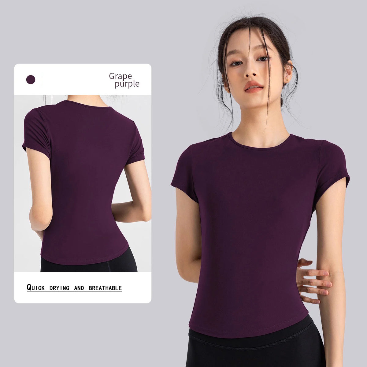 Camiseta deportiva al aire libre para mujer, ropa de Yoga, camiseta de Fitness, camiseta para correr de secado rápido, Top de entrenamiento, ropa deportiva femenina, ropa de ejercicio