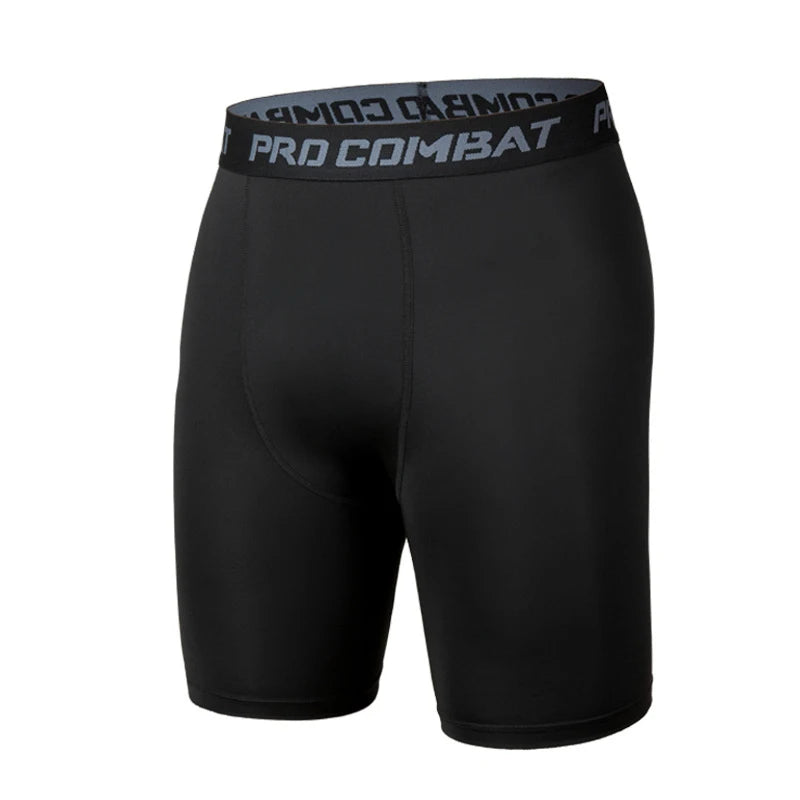 Leggings deportivos para hombre, pantalones cortos, secado rápido, elásticos, para fitness, correr, atletismo, entrenamiento de baloncesto, compresión