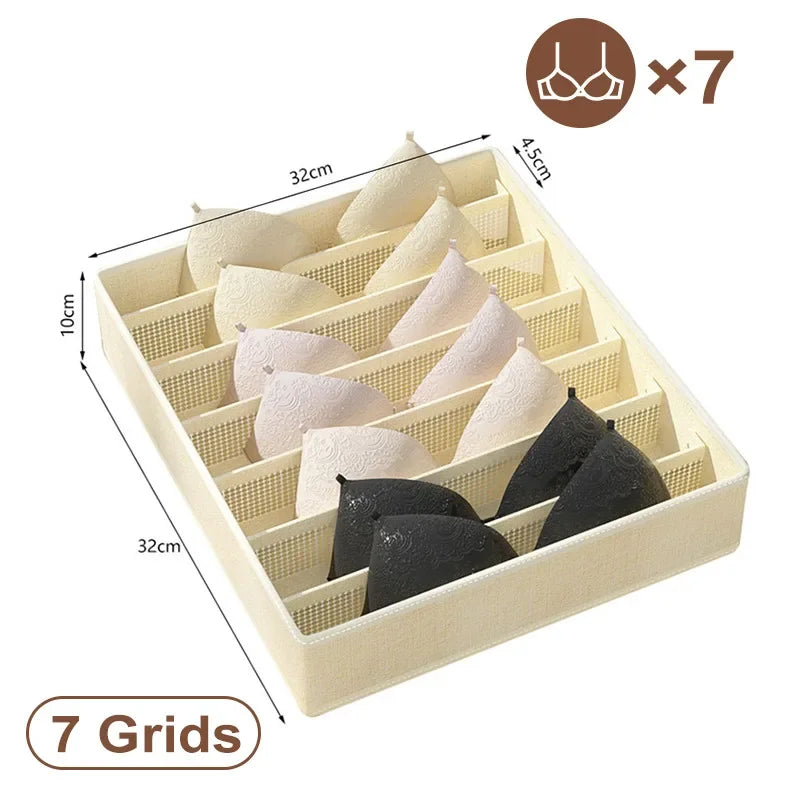 Organizador de ropa interior para sujetador deportivo, caja de almacenamiento para bragas y calcetines, organizador de ropa, armario, cajones, caja separadora