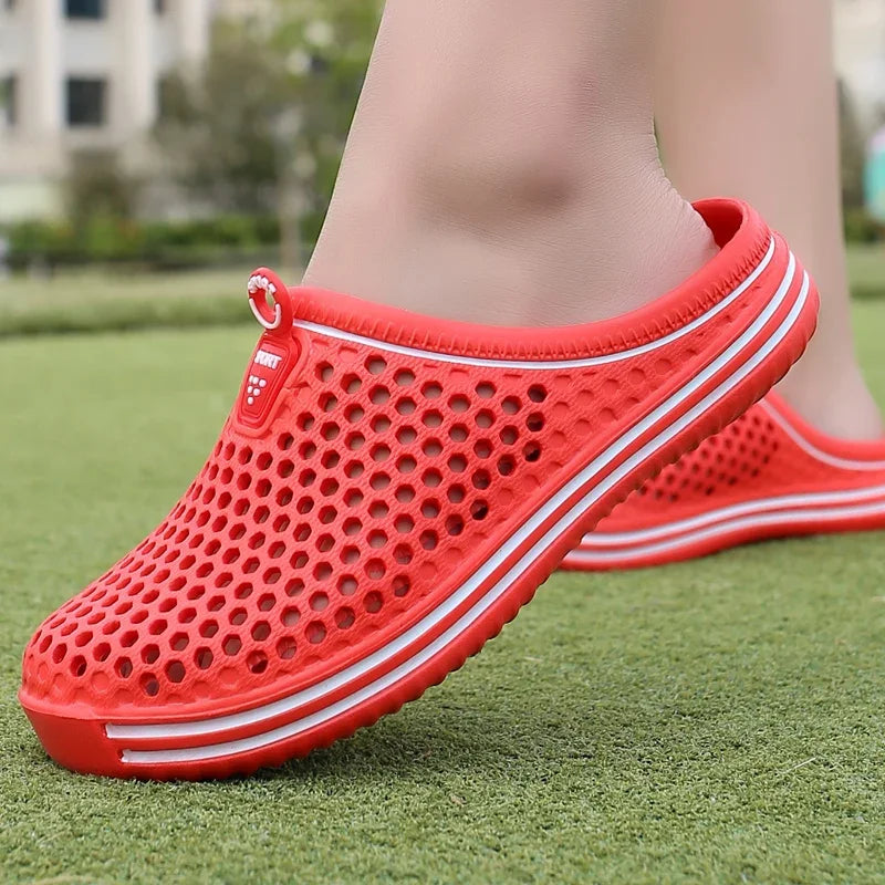 Sandalias cómodas para piscina para hombre, Zapatos de playa al aire libre de verano, zuecos de jardín sin cordones, zapatillas informales para ducha de agua, Zapatos Unisex
