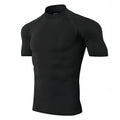 Camiseta de compresión para hombre, ropa deportiva de culturismo, camisetas de entrenamiento de secado rápido de manga corta, camisetas deportivas, camiseta para gimnasio y correr para hombre