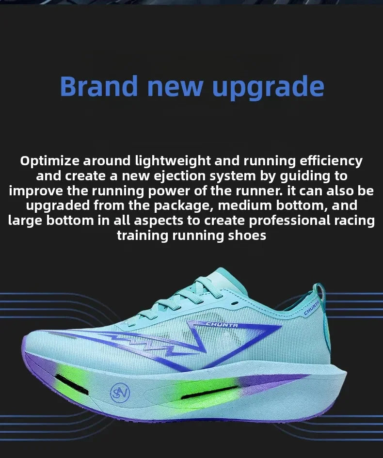 Zapatillas para correr especialidad tabla de carbono maratón hombres deportes transpirables ligeros mujeres cómodas zapatillas deportivas