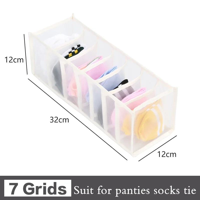 Organizador de ropa interior para sujetador deportivo, caja de almacenamiento para bragas y calcetines, organizador de ropa, armario, cajones, caja separadora