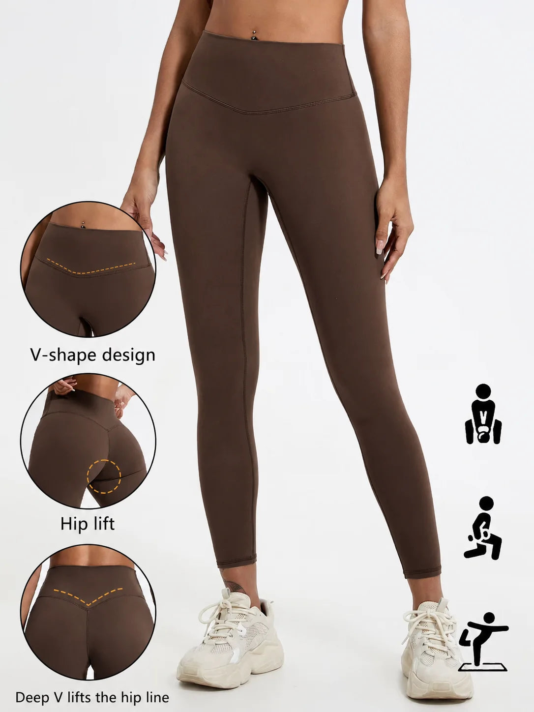 Leggings Deportivos Hearuisavy de Verano, Súper Suaves, de Cintura Alta, para Gimnasio, Yoga, Correr, Entrenamiento, con Efecto Push-Up, para Mujer
