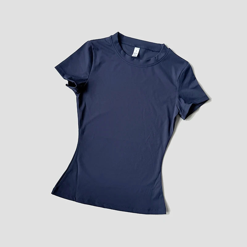 Camiseta Yoga Seamless Mujer – Manga Corta