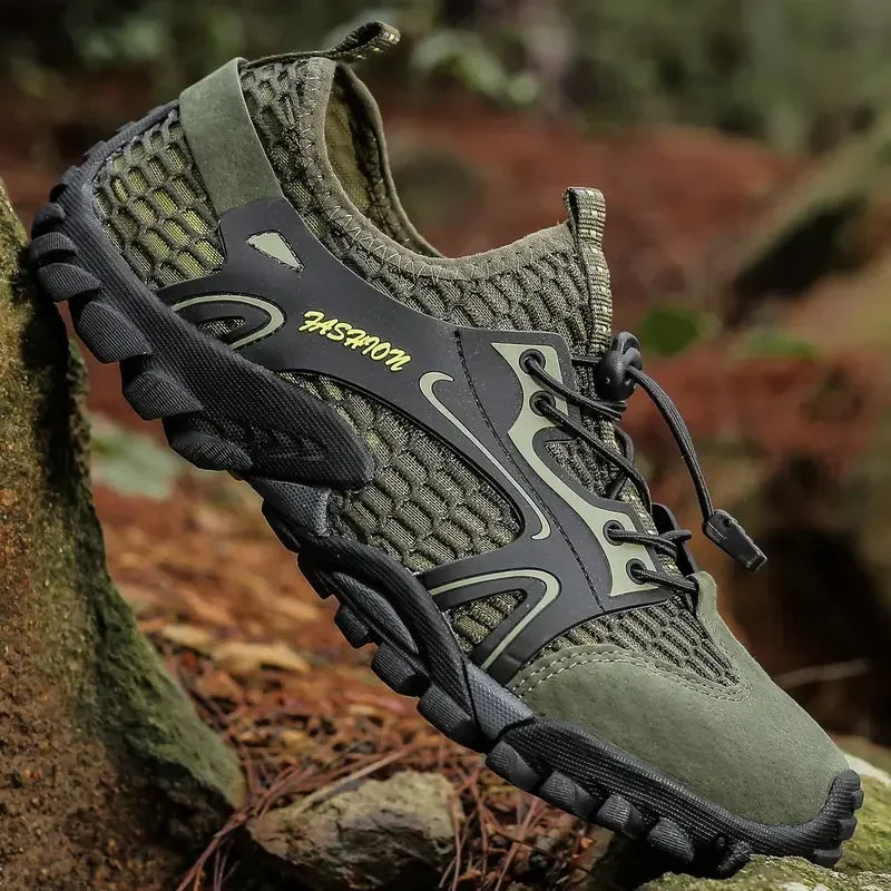 Zapatos resistentes al desgaste para Hombre, zapatillas de senderismo, Jogging, Trekking, rápido, al aire libre, Invierno, antideslizantes