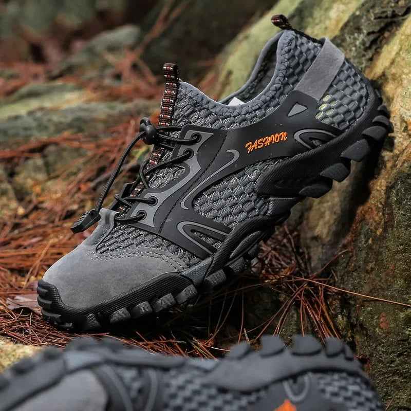 Zapatos resistentes al desgaste para Hombre, zapatillas de senderismo, Jogging, Trekking, rápido, al aire libre, Invierno, antideslizantes