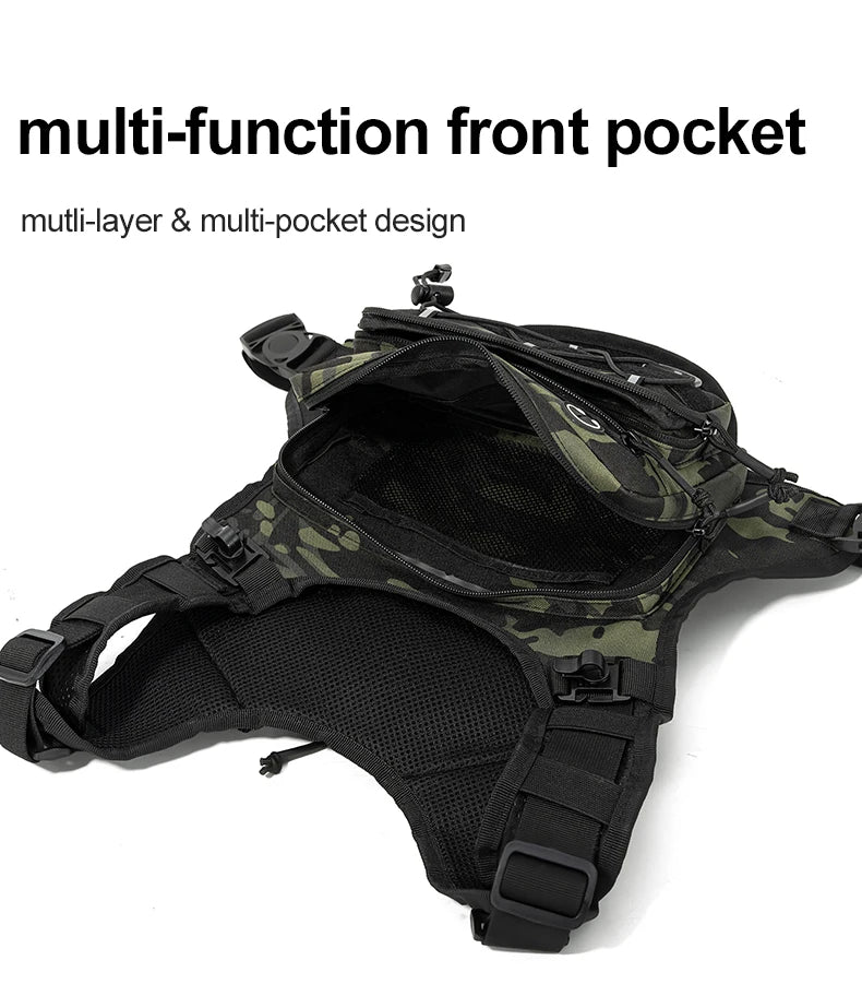 Chaleco de Hidratación para Correr, Ciclismo, Senderismo, Carreras de Bicicleta, Maratón, Bolsa Deportiva Táctica para Hombres y Mujeres, Mochila de Camping