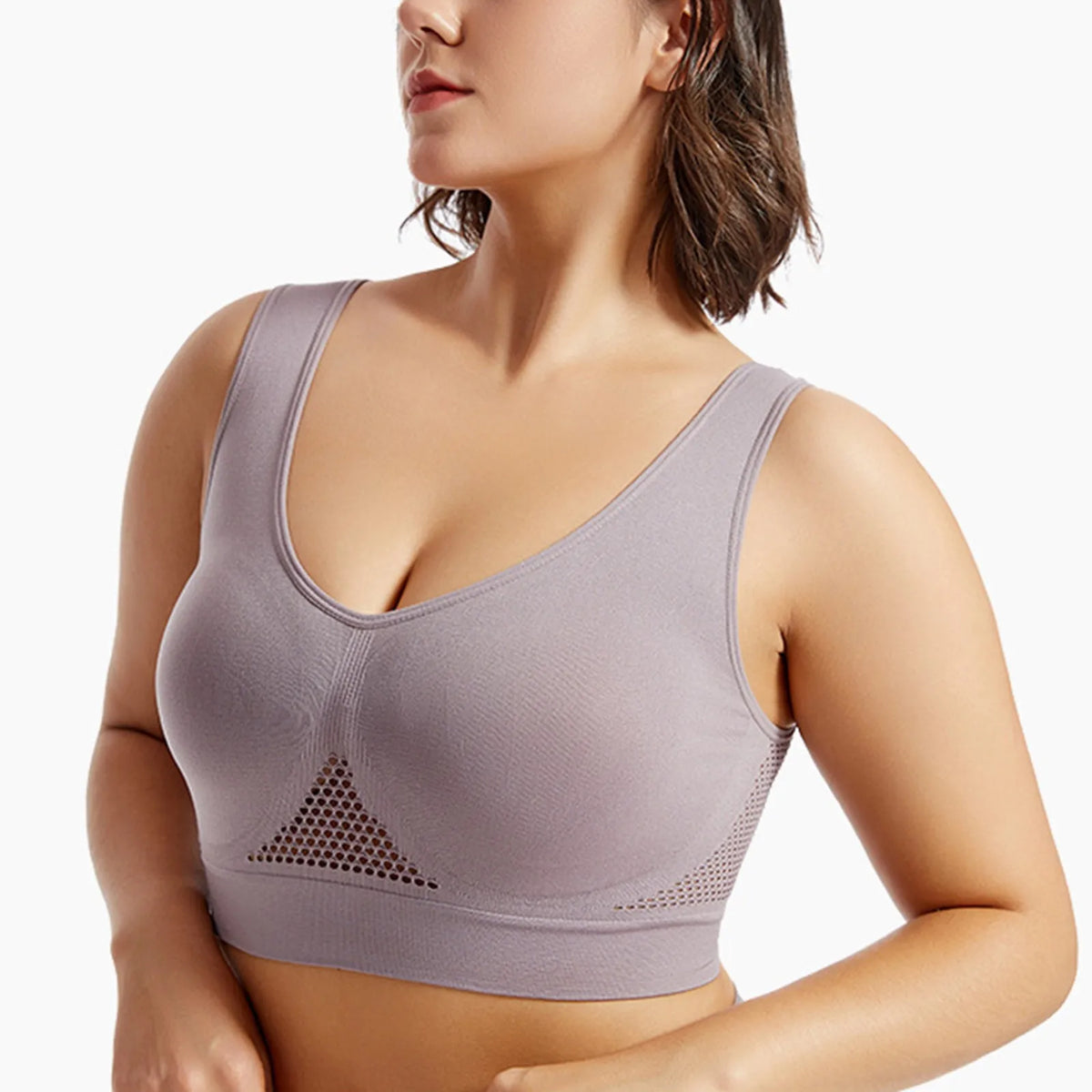 Parte de atrás bonita, Sujetador deportivo a prueba de golpes para correr, Fitness, colección superior antiflacidez, soporte suave, chaleco de Yoga de alta resistencia para mujer