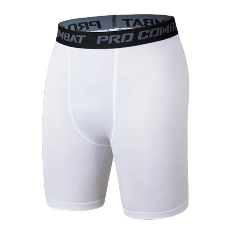 Leggings deportivos para hombre, pantalones cortos, secado rápido, elásticos, para fitness, correr, atletismo, entrenamiento de baloncesto, compresión