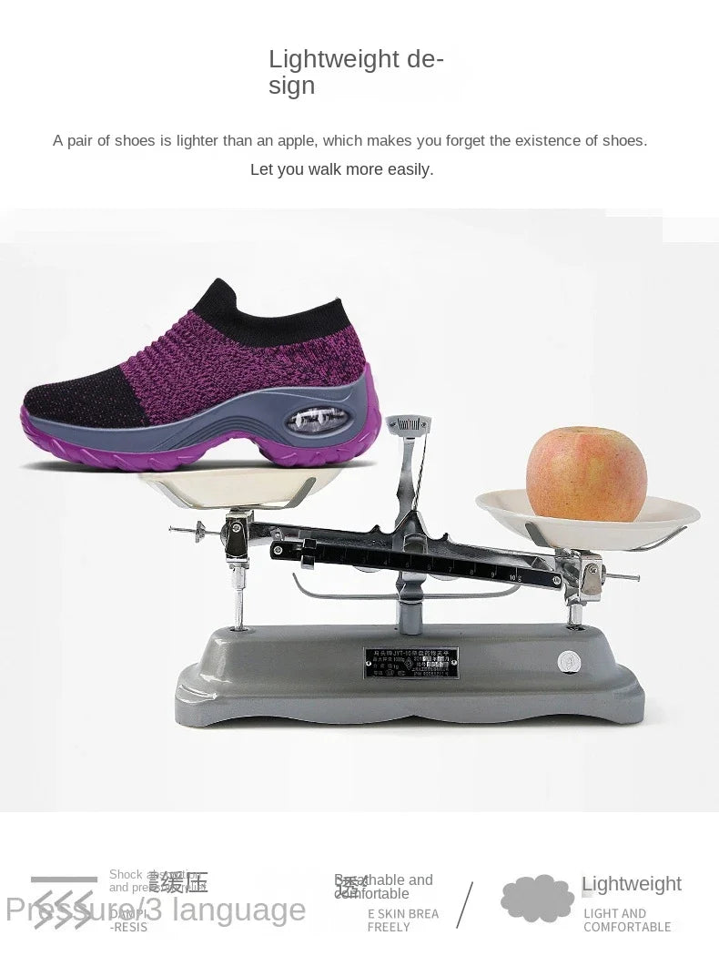 Zapatillas de deporte para mujer, moda de verano, zapatos deportivos informales negros, malla transpirable, ligero, cojín de aire, calzado antideslizante para correr