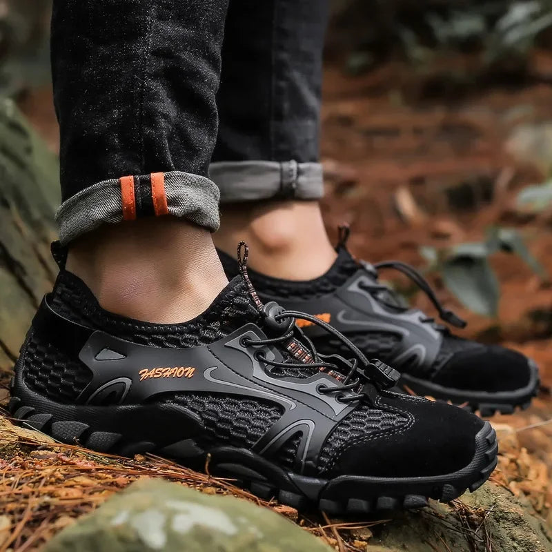 Zapatos resistentes al desgaste para Hombre, zapatillas de senderismo, Jogging, Trekking, rápido, al aire libre, Invierno, antideslizantes