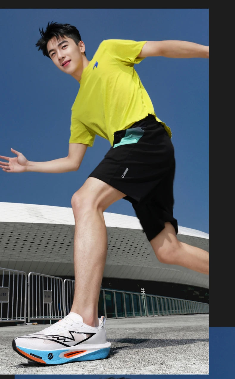 Zapatillas para Correr con Placa de Carbono, Especializadas para Maratón, Deportivas, Transpirables, Ligeras, Cómodas, Antideslizantes, para Hombre y Mujer
