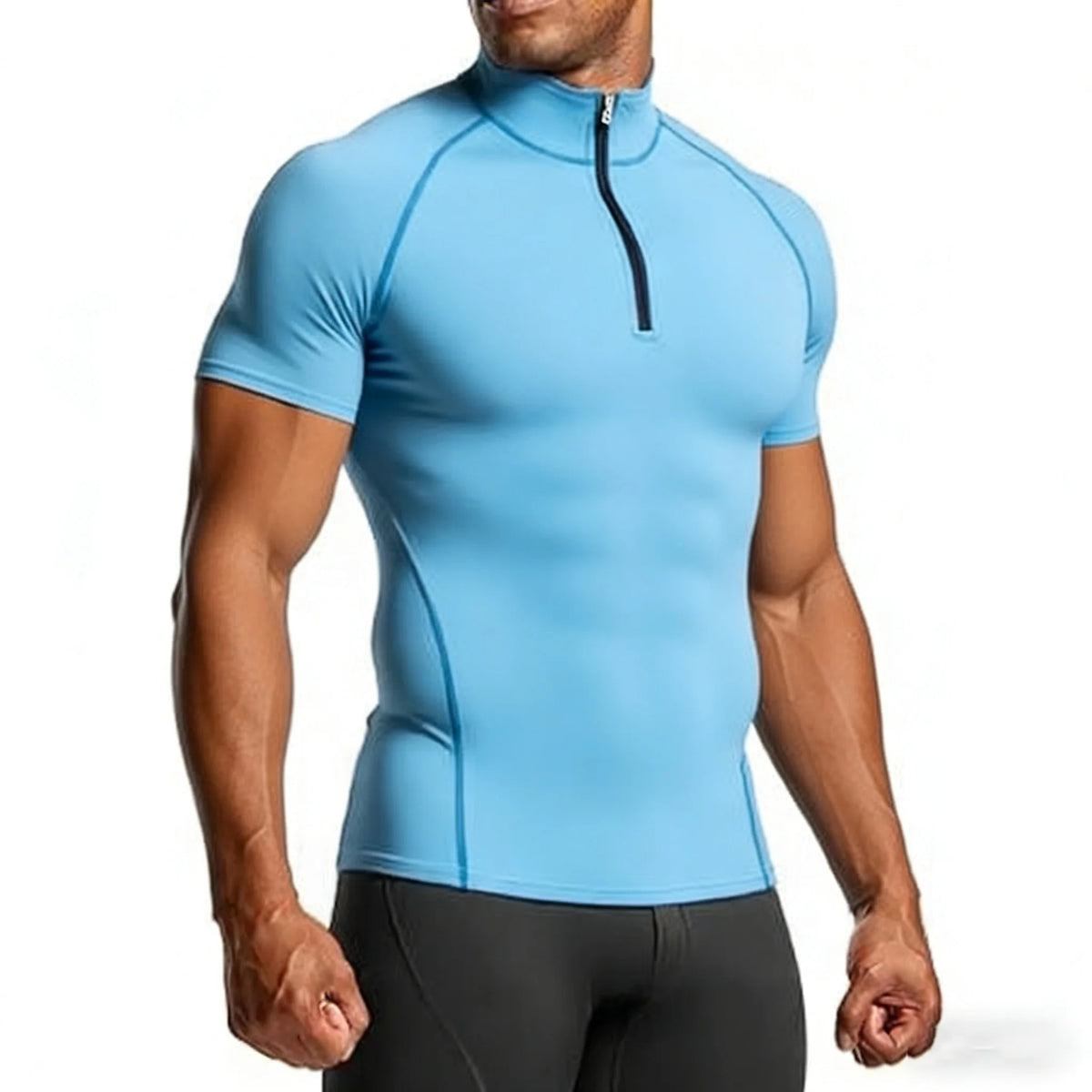 Camiseta de compresión para hombre, ropa deportiva de verano, camisetas para hombre, ropa deportiva de entrenamiento, camiseta de gimnasio, camiseta ajustada para correr