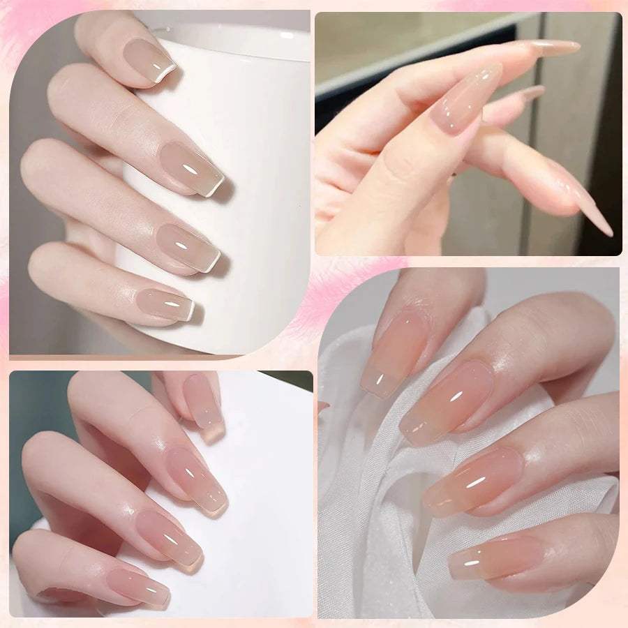 XEIJAYI 6 uds 15Ml juego de esmalte de uñas en gel perfecto para remojar esmalte de uñas en gel o decoración de uñas para el hogar y el salón Diy
