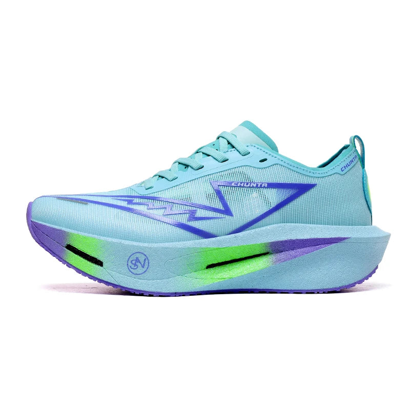 Zapatillas de Running Marathon para Hombre, con Placa de Carbono, Deportivas, Transpirables, Ligeras, Cómodas, Zapatillas Deportivas Chunta para Mujer