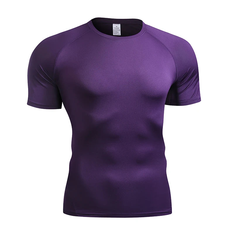 Camiseta de Compresión Hombre – Running, Gym & Fitness