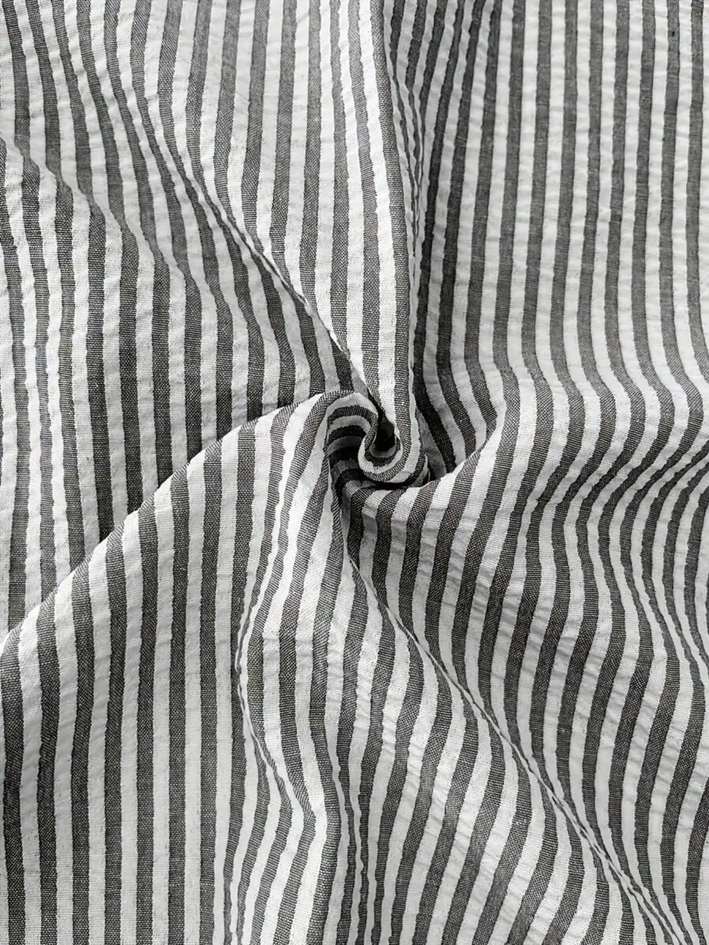 Camisa de Manga Larga a Rayas para Hombre, Corte Holgado, Elegante, Cómoda, Informal, para Todas las Temporadas, Ideal para Actividades al Aire Libre