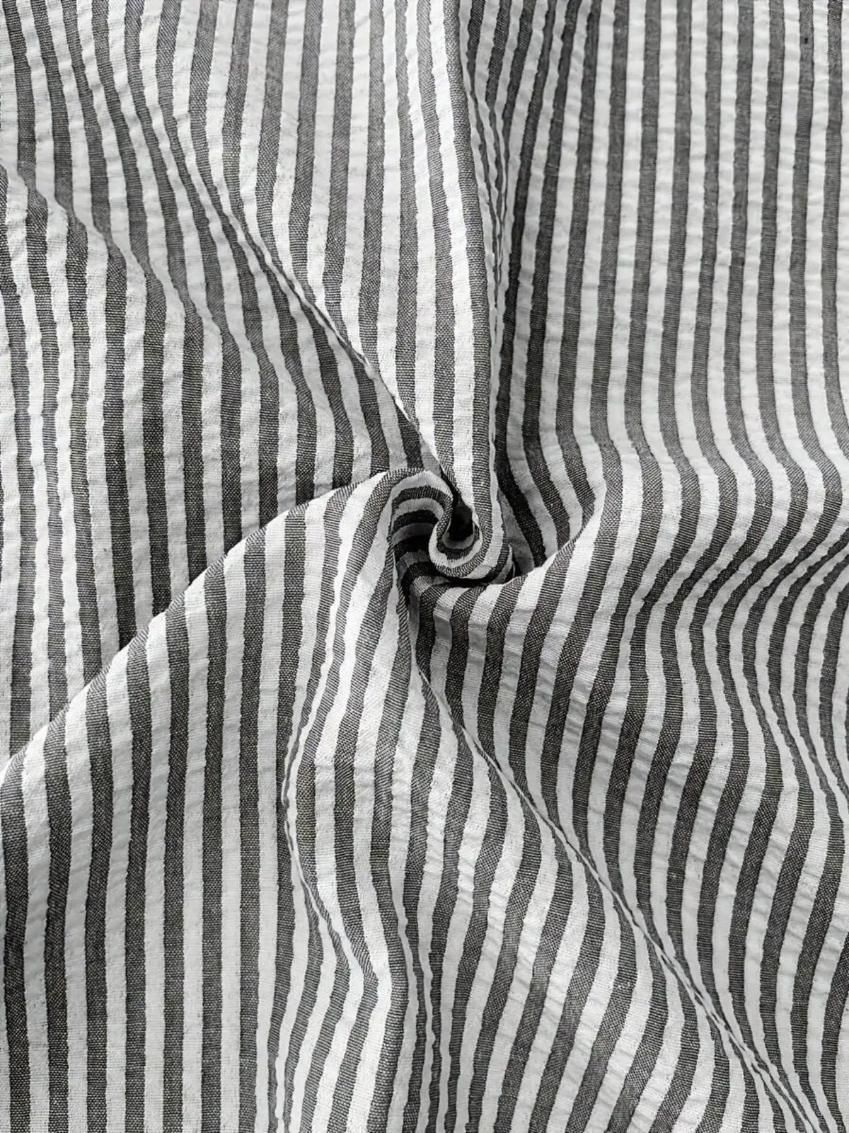 Camisa de Manga Larga a Rayas para Hombre, Corte Holgado, Elegante, Cómoda, Informal, para Todas las Temporadas, Ideal para Actividades al Aire Libre